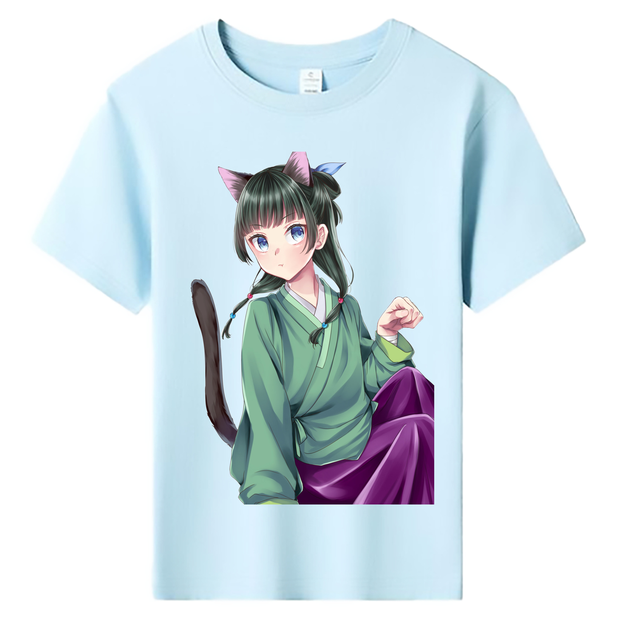 （画像用） 薬屋のひとりごと The Apothecary Diaries 綿100％キッズTシャツ（フロントプリント）